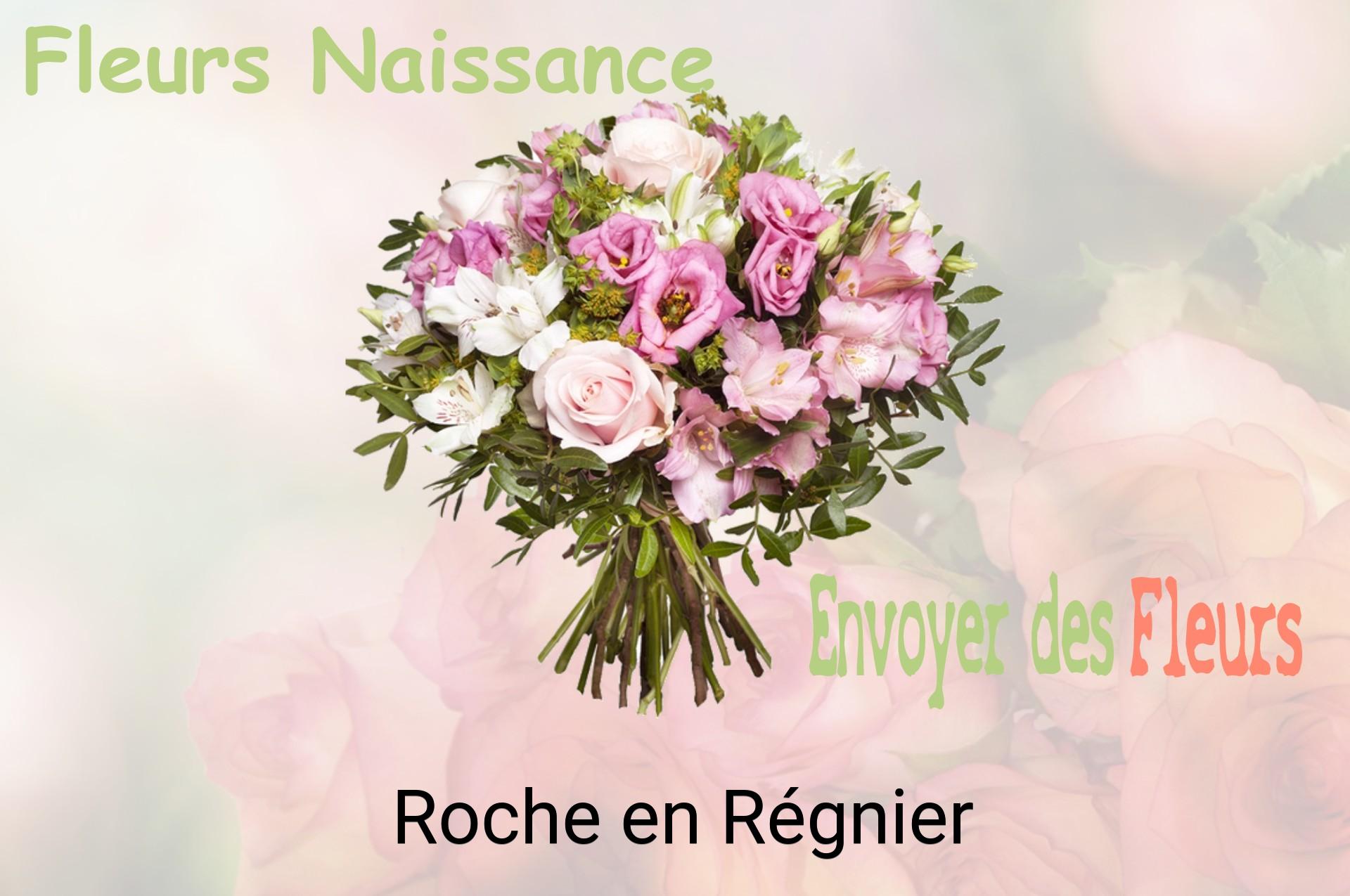 Bouquet de fleurs de naissance livré à Roche-en-Régnier
